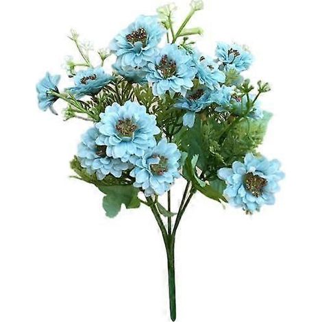 fleur artificielle marguerite pour jardin, décoration DIY pour scène, fête, maison, mariage, festivalbleu (1/5)