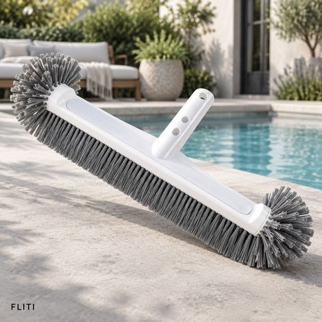 Brosse de Piscine de Remplacement 45cm, Accessoires pour Le Nettoyage des Parois de la Piscine, Installation Simple, Poils Hémisphériques (1/5)
