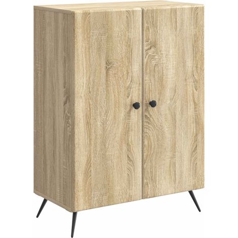 Aparador Roble Sonoma 66 x 34,5 x 90 cm Madera de Ingeniería vidaXL