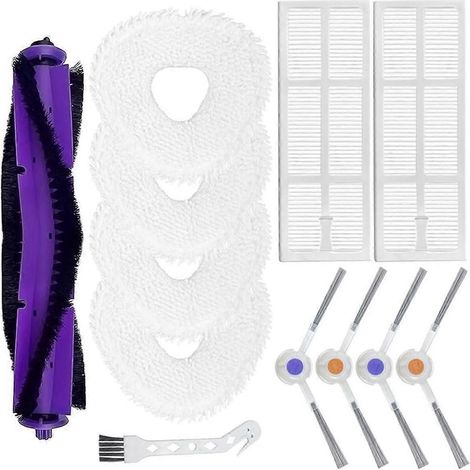 Aspirateur robot Narwhal Freo : brosse principale, filtres HEPA, lingettes de nettoyage et accessoires de rechange (1/5)