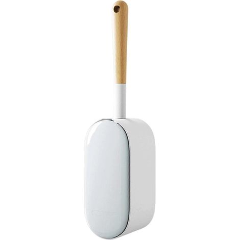 Brosse WC murale en plastique ABS, manche ergonomique, poils permanents, capuchon automatique pour un entretien hygiénique facile et multicolore (1/4)