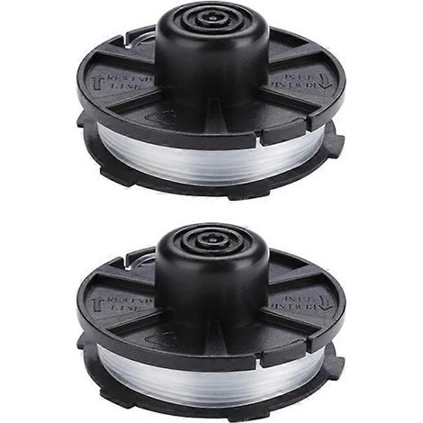 2 bobines de fil de rechange compatibles avec les tondeuses à gazon Makita Akkusense, références 196146-9 et 195858-1 (1/5)