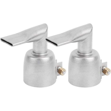 2pcs Buses de Pistolet à Chaleur, 20mm 90 Degrés Coudé Buse de Soudage Pistolet à Air Chaud Buse de Soudage Accessoire Pistolet à Chaleur Conseils Soudeur Pointe (1/4)