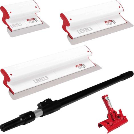 LEVEL5 Ultra Leicht Flächenspachtel Profi Set Handgriff 5-440C (1/5)