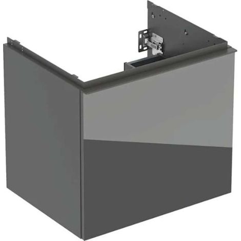 GE Acanto US für WT B:60cm, 1 Schubl. 1 i.Schubl., lava matt/Glas lava (1/2)