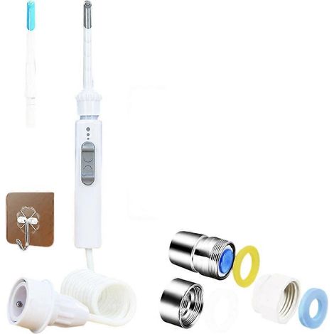 Hydropulseur dentaire détachable pour robinet, appareil de soin buccal à domicile pour un nettoyage en profondeur et une sensation de fraîcheur. (1/5)
