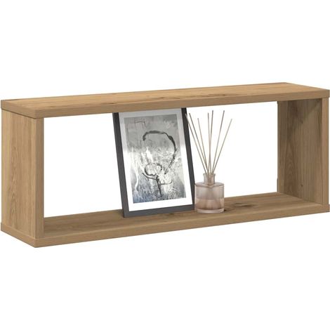 Würfel-Wandregale 2 Stk. Artisan-Eiche 60x15x23 Holzwerkstoff