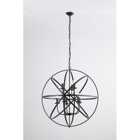 Orbit 8Lt Ciondolo, Metallo Nero Opaco (1/3)