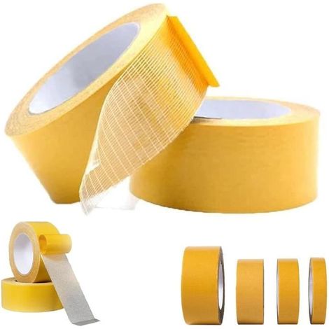 Vozaware Super Tape,Strong Adhesive Double-Sided Gauze Fiber Mesh Tape,High Adhesive Strength Mesh Double-Sided , 2pc, 3cm 10m (1/4)