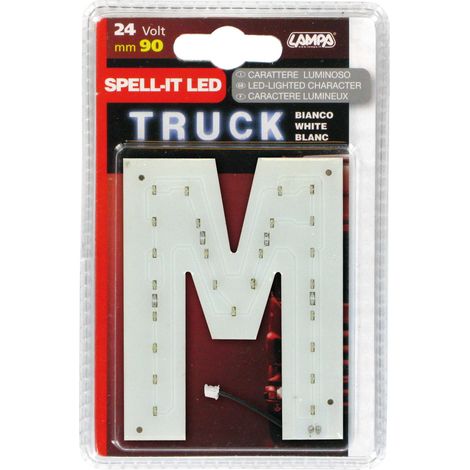 Spell-It Led, 90 mm, 24V - Bianco - M