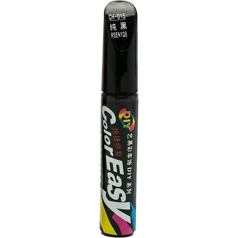 Touch Up Paint Pen, Car Scratch Remover Pen, Car Scratch Remover Pencil, Matte Black Spray Paint for Motorcycle Car Bike Paint Red White, Black, Silver (Black) (1/5)