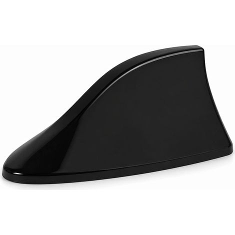 Antenne Requin Voiture Universelle Réception Radio AM/FM,Base Adhésive Étanche,Installation Facile,Couvercle Antenne Toit Décoratif PourSUV,Camion,Van,Voiture-Noir (1/5)