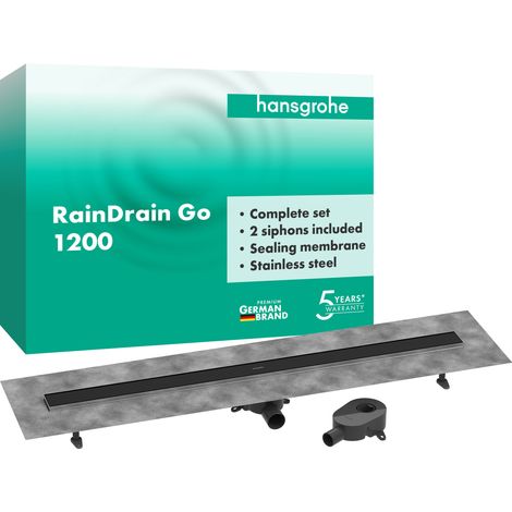 hansgrohe RainDrain Go kit complet caniveau de douche 1200, (1/5)