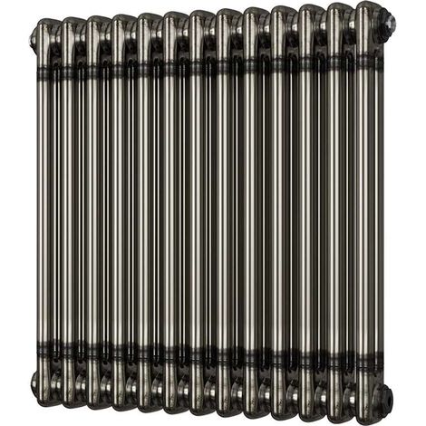 Alpha - Raw Metal Column Radiator H600mm x W592mm 2 Column