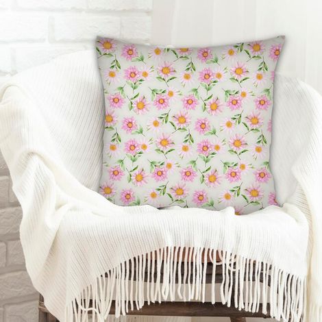 Housse de coussin 45x45 cm carrée fermeture à glissière pour la Saint-Valentin, mariage, anniversaire, naissance de bébé (1/5)