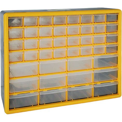 Wandorganisator Strend Pro SBx3045-D, 44 Schubladen, 50x16x39 cm, max. 28 kg