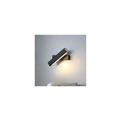 Applique murale LED en bois massif – Lumière blanche chaude 4000K – Rotation 360° – Éclairage moderne pour chambre, salon, couloir (1/5)