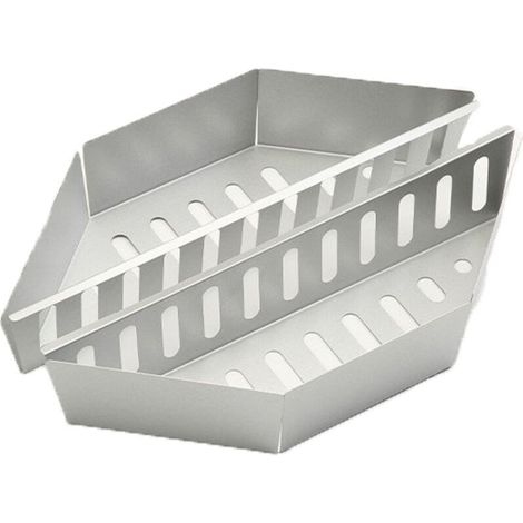Lot de 2 paniers à charbon pour barbecues à charbon Weber 47, 57 et 67 cm, panier à charbon pour chauffage direct et indirect, accessoire pour Weber 7403 (1/5)