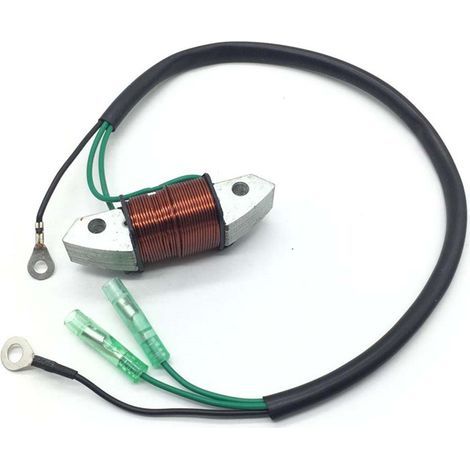 Bobina de encendido para motor fueraborda de dos tiempos Yamaha 40HP E40X, compatible con las referencias 66T85533 y 66T-85533-00. (1/5)