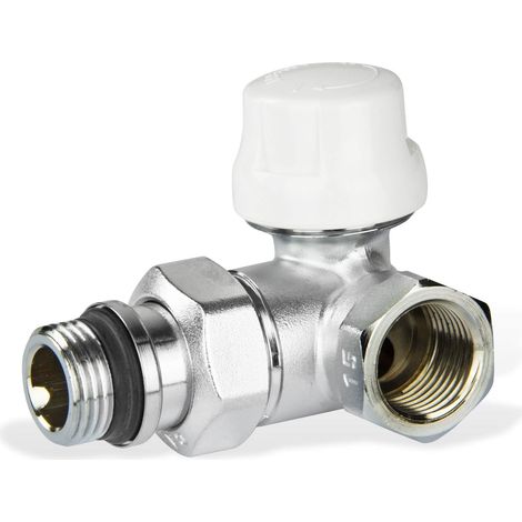 Thermostatisches Doppeleckventil rechte Ausführung 1/2" Caleffi 225412 1/2" (1/3)