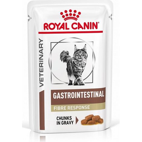 Royal Canin Cat VHN Gastrointestinal Fibre Response - Bustina 85 Gr - Cibo Umido Gatti (1/3)