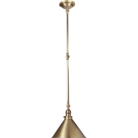 Elstead Provence - 1 Licht Innenwand- / Deckenleuchte Antik Messing, E27 (1/5)