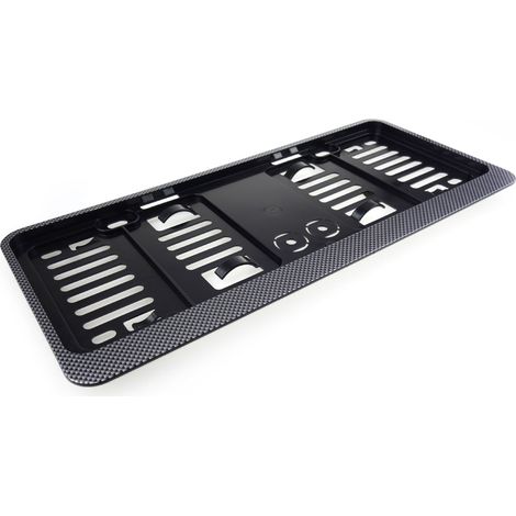 Cadre de plaque d'immatriculation court en carbone USA amio-02795