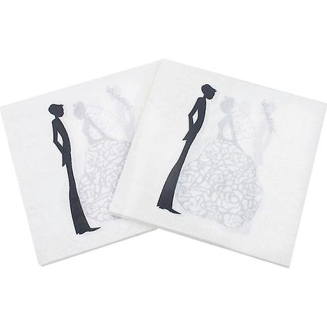 40 Stück Hochzeitsservietten