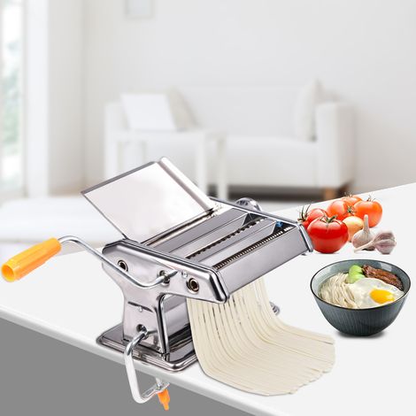 Manuelle Nudelmaschine aus Edelstahl für den Hausgebrauch, Spaghettischneider, handbetriebener Nudelbereiter, Küchenutensil (1/5)