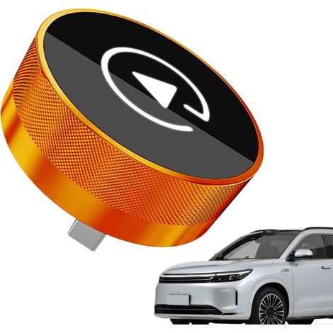 Adaptateur sans fil pour voiture, boîtier de commande intelligent, adaptateur de voiture sans fil, pour voiture, camion, radio, écran miroir, mains libres, musique (1/5)
