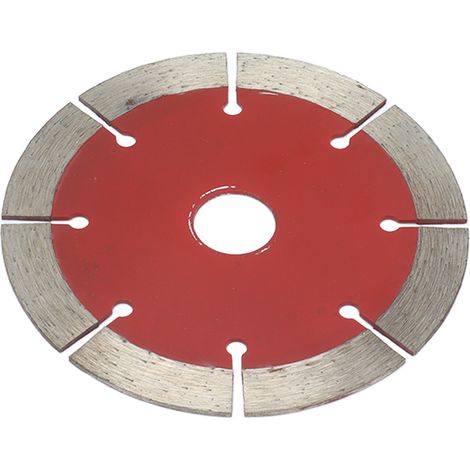 Diamant-Sägeblatt 114 mm Kreistrennscheibe für Trocken- und Nassschnitt an Winkelschleifern, Rot (1/5)
