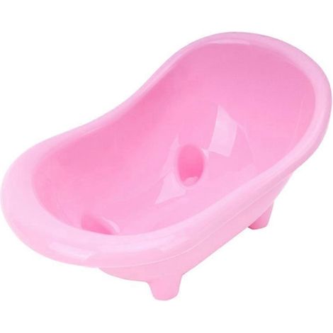 Baignoire pour petits animaux, lit pour hamster, jouets pour cage, bac à sable en plastique pour rat (1/5)