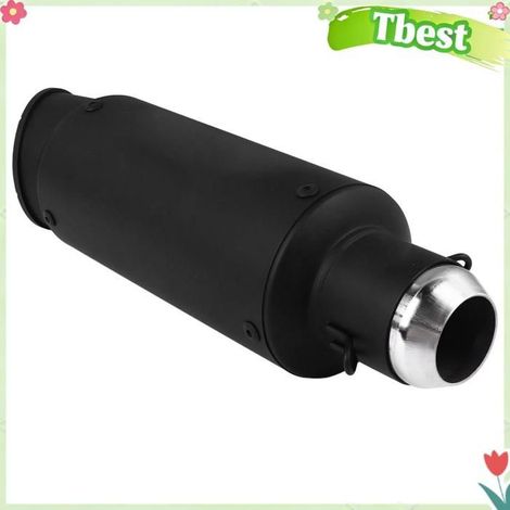 Tbest tuyau d'échappement de moto universel Tuyau d'échappement de moto 51mm de diamètre, Angle incliné auto d'echappement (1/5)