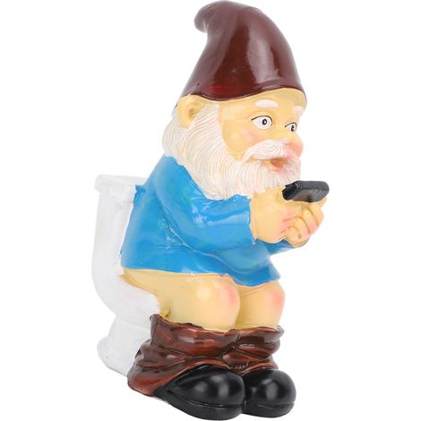 Figurine de Jardin en Résine pour Halloween, Sculpture Lutin d'Extérieur Décor Maison, Ornement Pelouse Terrasse (1/5)