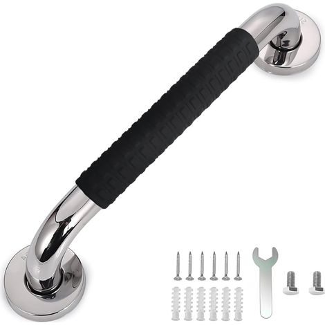 Maniglie di sostegno per anziani, maniglie per doccia in acciaio inossidabile 304, WC a parete antiscivolo da 30 cm per anziani e disabili