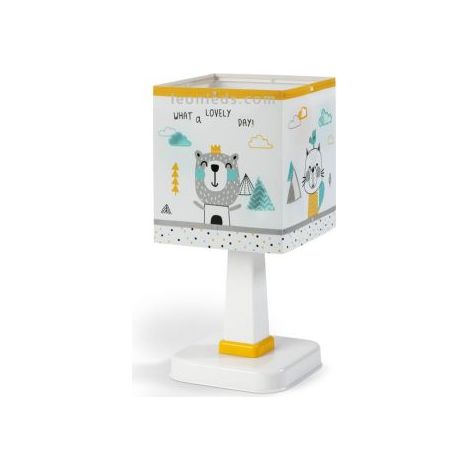 Dalber Lámpara de Sobremesa Infantil Hello Little (1/4)