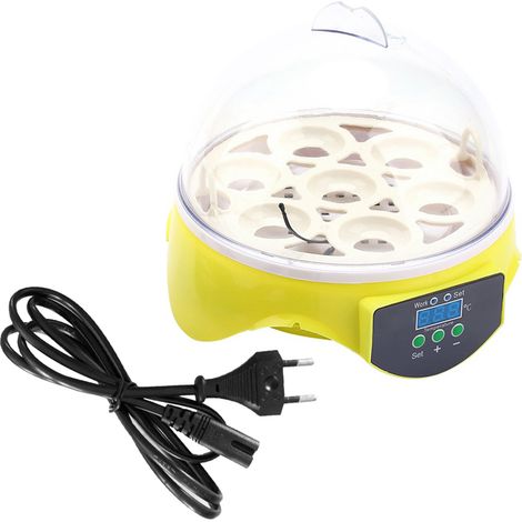 Mini-Digitalbrutapparat – 7 Eier – EU-Stecker 220 V – Huhn/Ente/Vogel – Werkzeugset