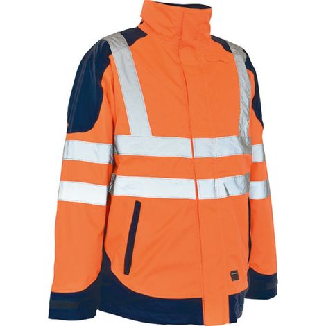 Parka 4-in-1 Elan Orange Marine Ts Selanom-s 100499-ogfbm