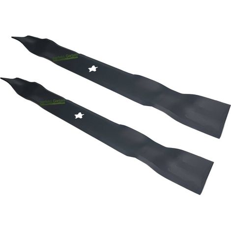 2 X 58 CM lame pour tondeuse McCulloch avec 117 CM / 46" Deck M185-117T M200-117T 403107