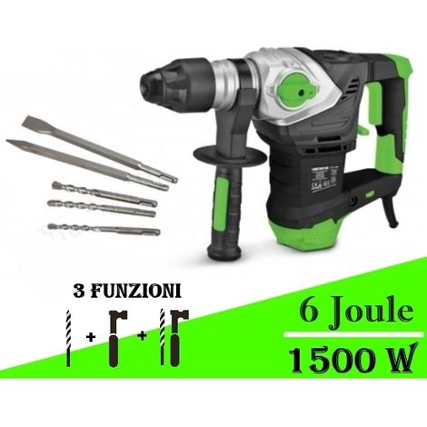 Trapano martello demolitore/Tassellatore 32mm 1500W Elem Constructor - CRH1502-32AVBM