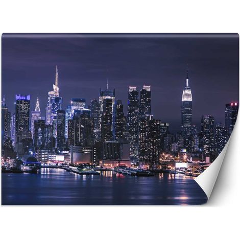 Carta Da Parati, New York di notte - 100x70 (1/5)