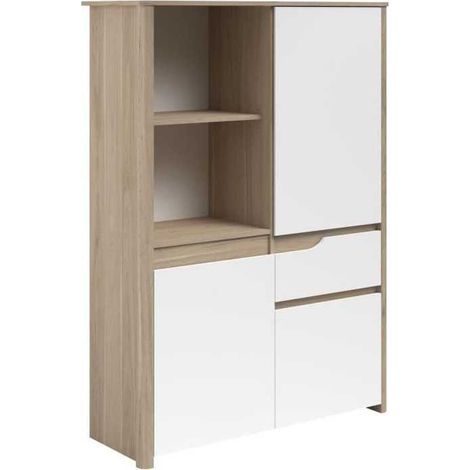 Parisot BETTY Hochbuffet Eiche 108,9 cm breit (1/3)