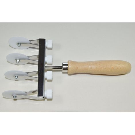 Elettro Center Tagliapasta Lame Dentate Regolabile, Bianco (1/3)