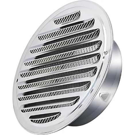 Acier Inoxydable Rond Grille de Ventilation de Tuyau D'échappement 150mm, Capot de Sortie D'air, Grille D'évacuation D'air Ronde, Hotte de Désenfumage Avec Moustiquaire