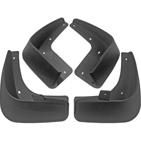 Convient aux garde-boues de voiture Chevrolet Epica 2006-2011, garde-boues en caoutchouc souple noir, modification résistante aux éclaboussures et à la saleté.