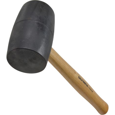 Olympia 61-124 Rubber Mallet – 680g (24oz) Heavy-Duty Rubber Mallet for Construction and DIY Projects