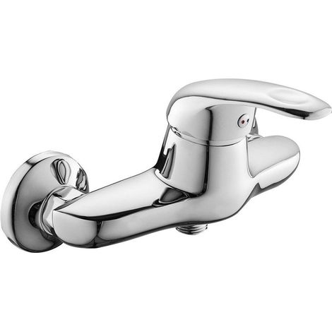 GO par Van Marcke Surf mitigeur de douche monocommande économie d'eau entraxe 15cm chrome (1/2)