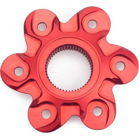 Couvercle de de Support de Moyeu de Pignon Arrière de Moto à 6 Trous pour Panigale 1199 1299 V2, Couvercle Modifié B (1/2)