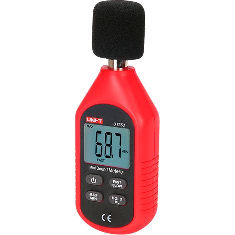 Herramienta de medición uni-t ut353 precisión ±1,5 dB rango 30-130 dB