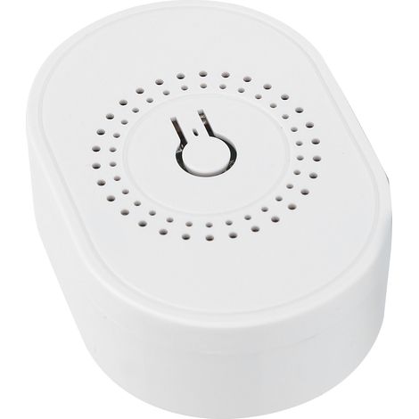 Mini disjoncteur temporisé 433 MHz à double commande 16 A, interrupteur marche/arrêt pour usage domestique 85-250 V (blanc)